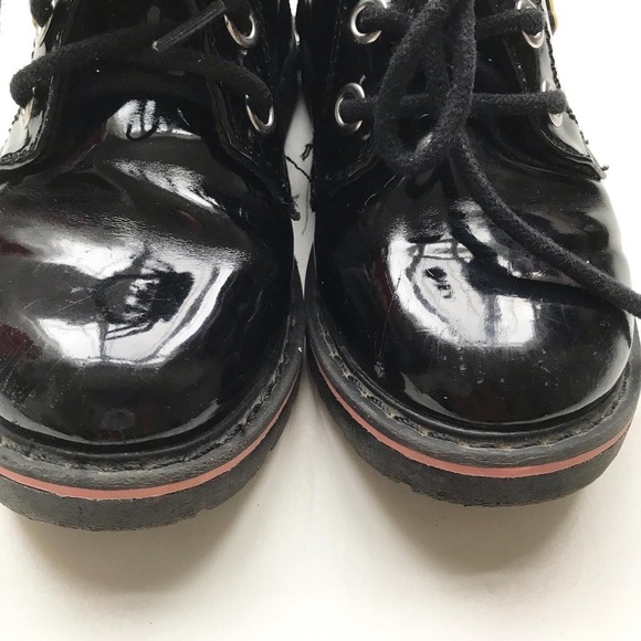 Zara x Disney Minnie Mouse patent boots VGUC size 24(8 toddler) - Picture 6 of 8